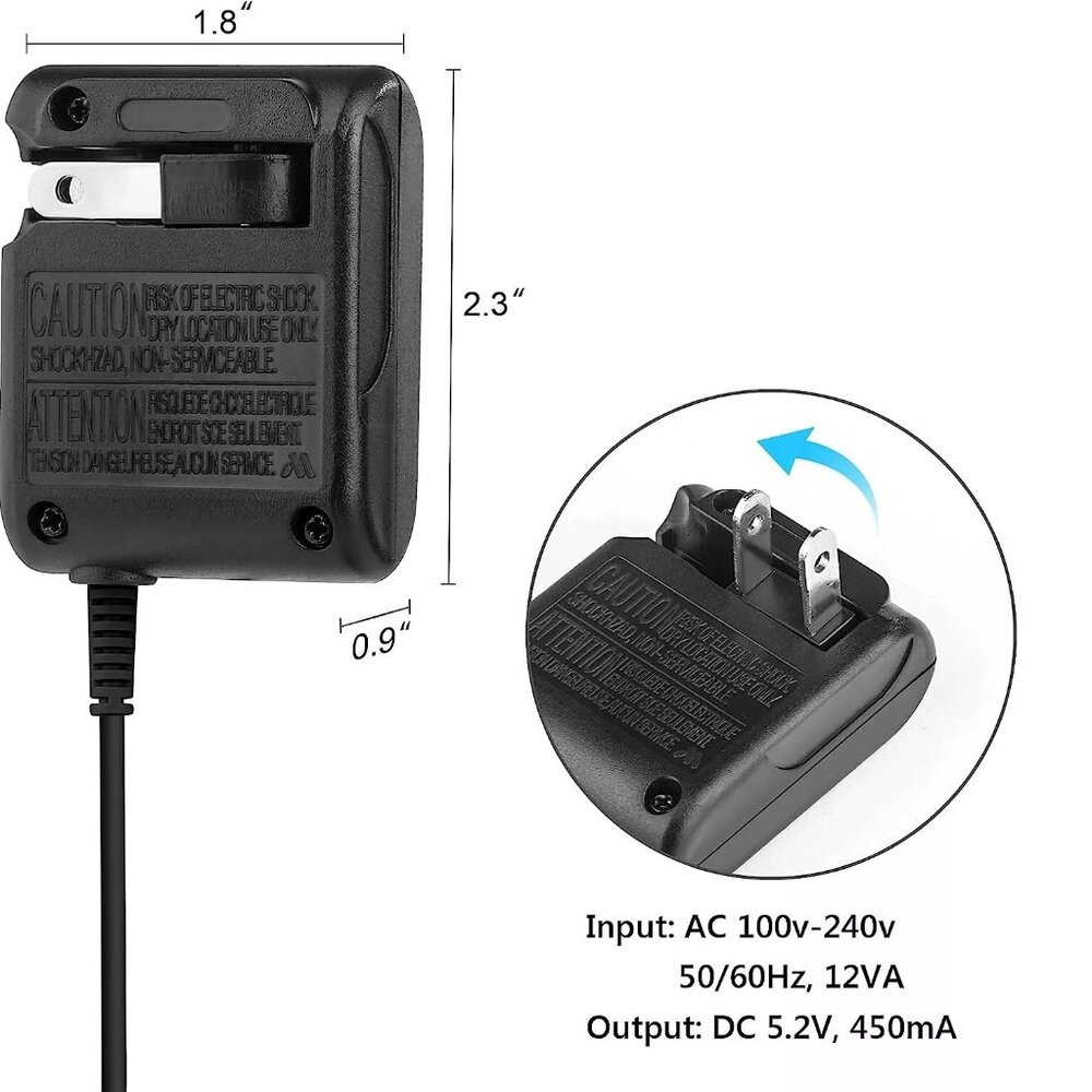 (2) GBA CHARGERS GAMEBOY ADVANCE SP - AC WALL NINTENDO DS CONSOLE USB CABLE - Picture 5 of 7